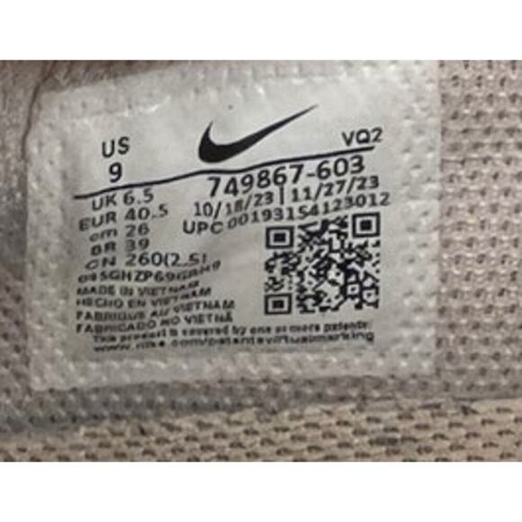 Womens Nike Court Royale Low Sneakers Rose White Size 9 - Picture 6 of 6